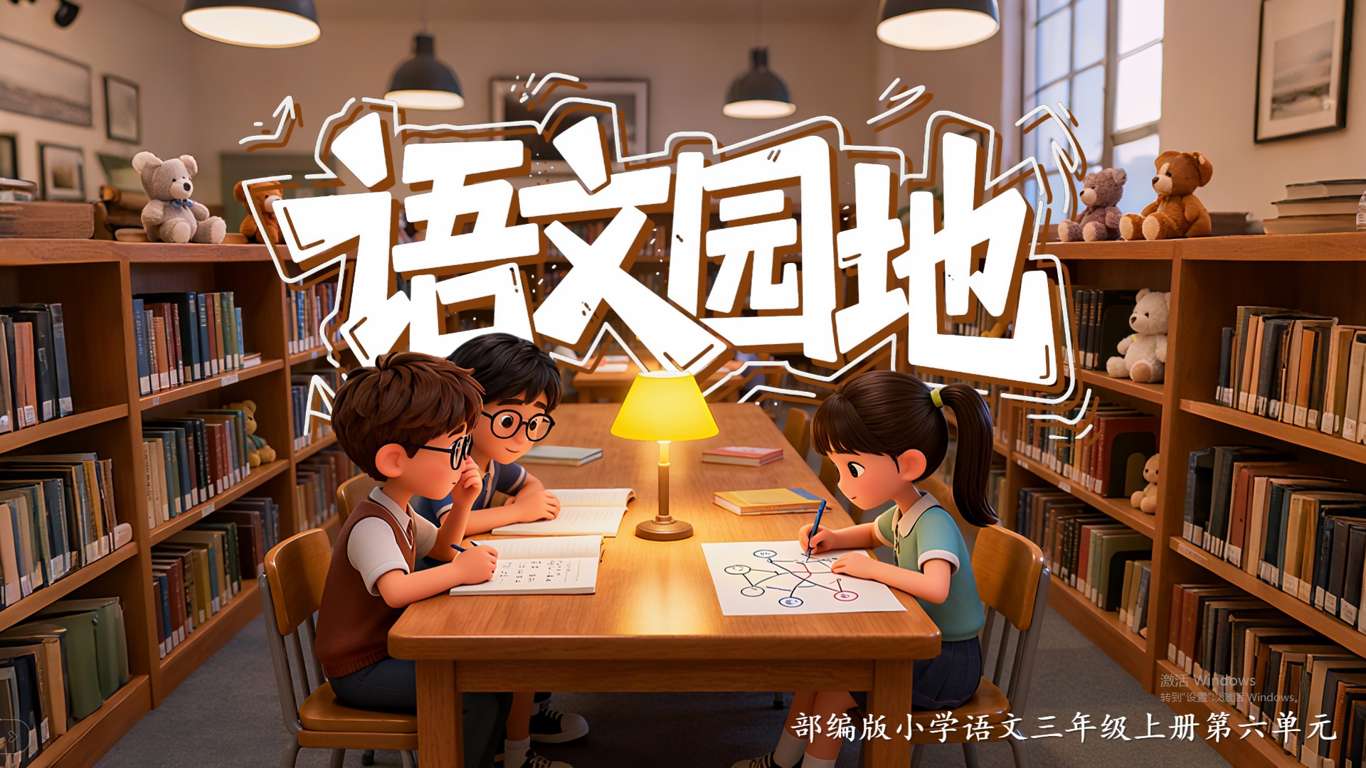 三上第六单元《语文园地》