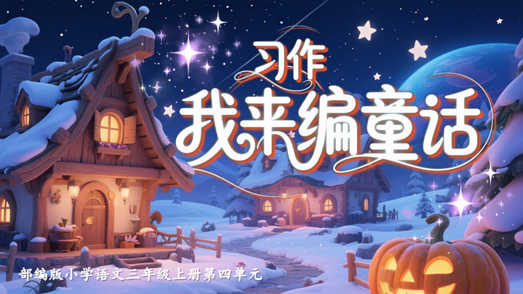 三上第四单元习作《我来编童话》