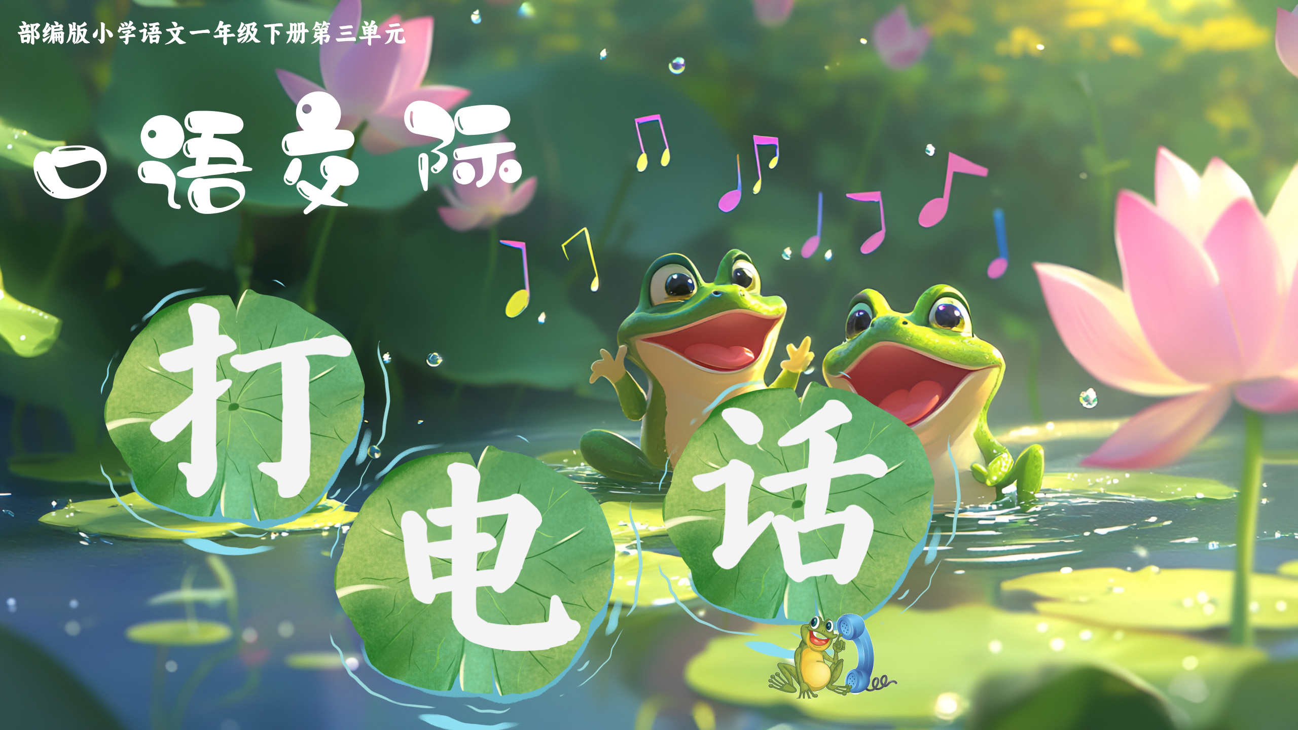 14.一下口语交际《打电话》
