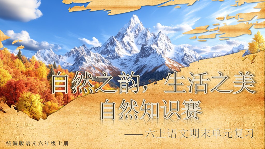 六上第一单元复习课件
