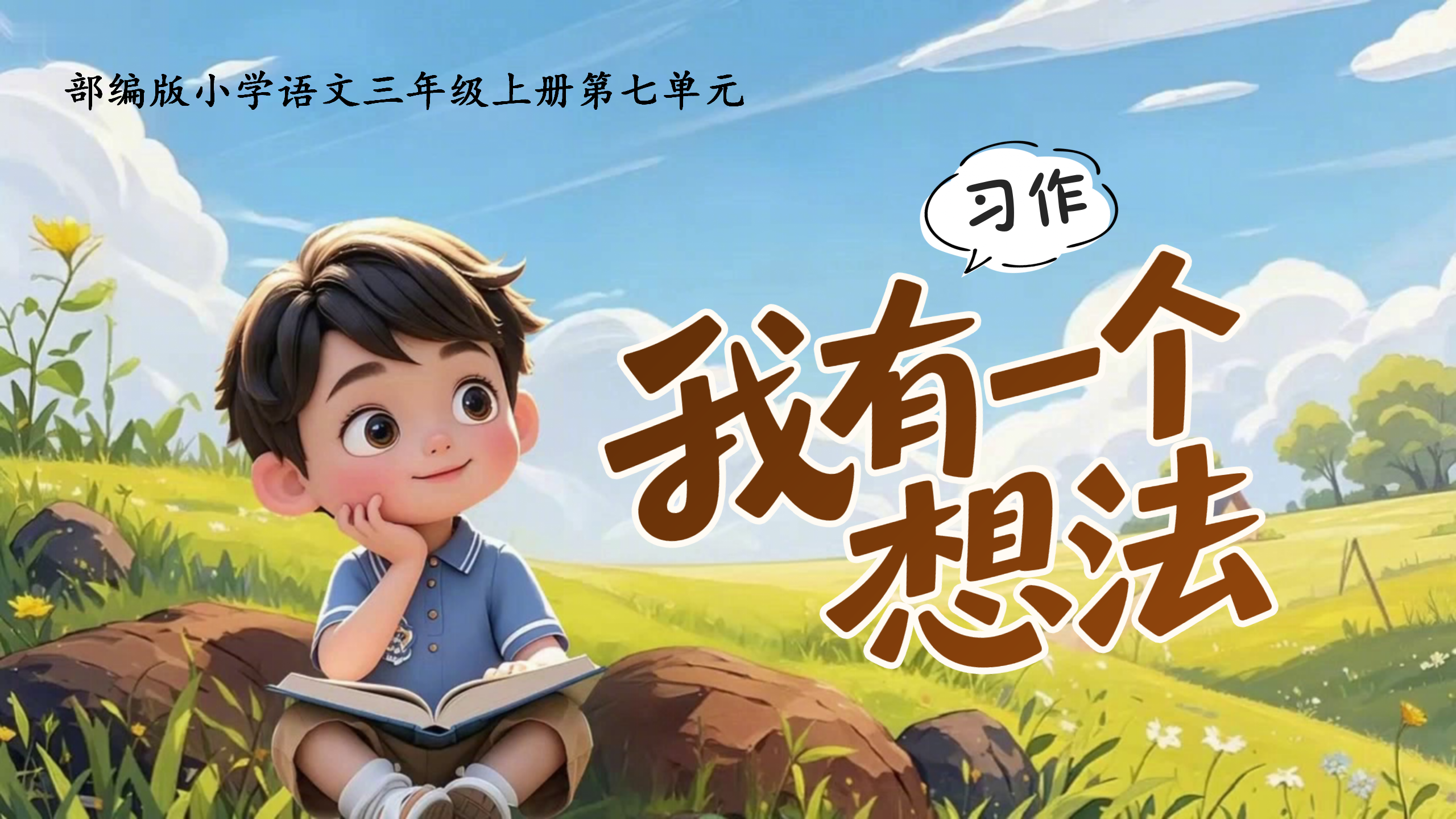三上第七单元习作《我有一个想法》
