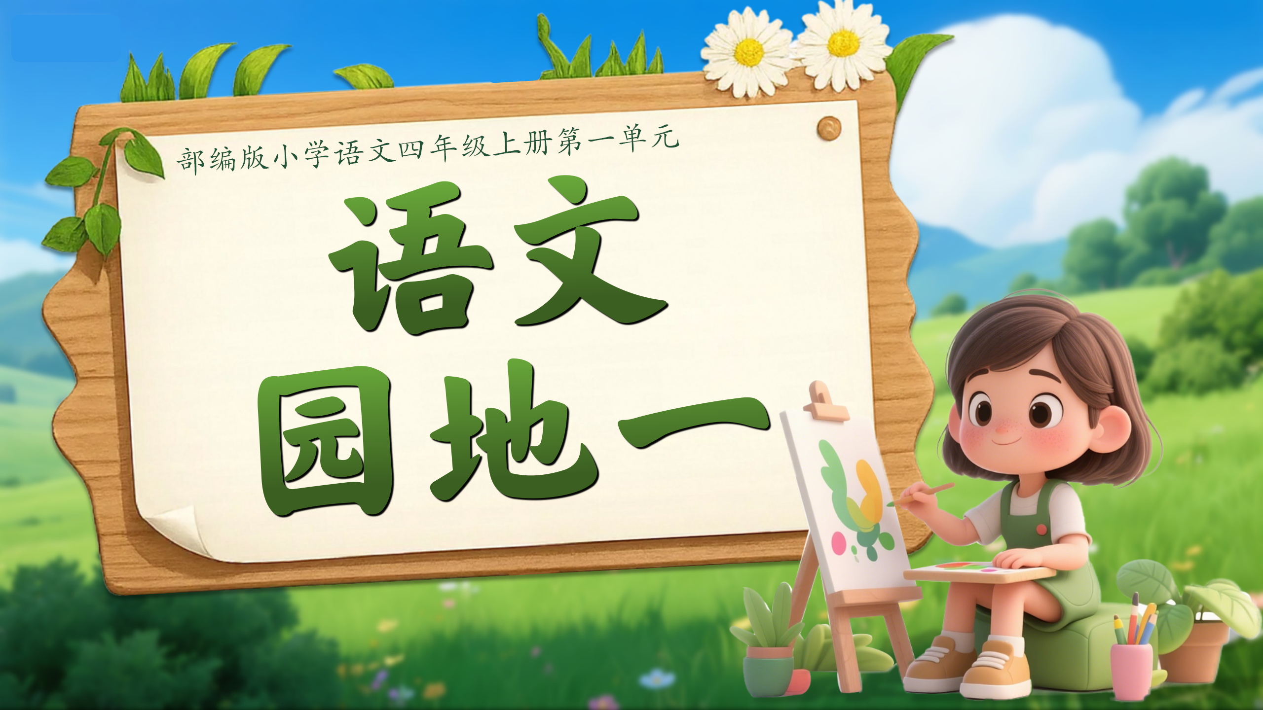 四上第一单元《语文园地》