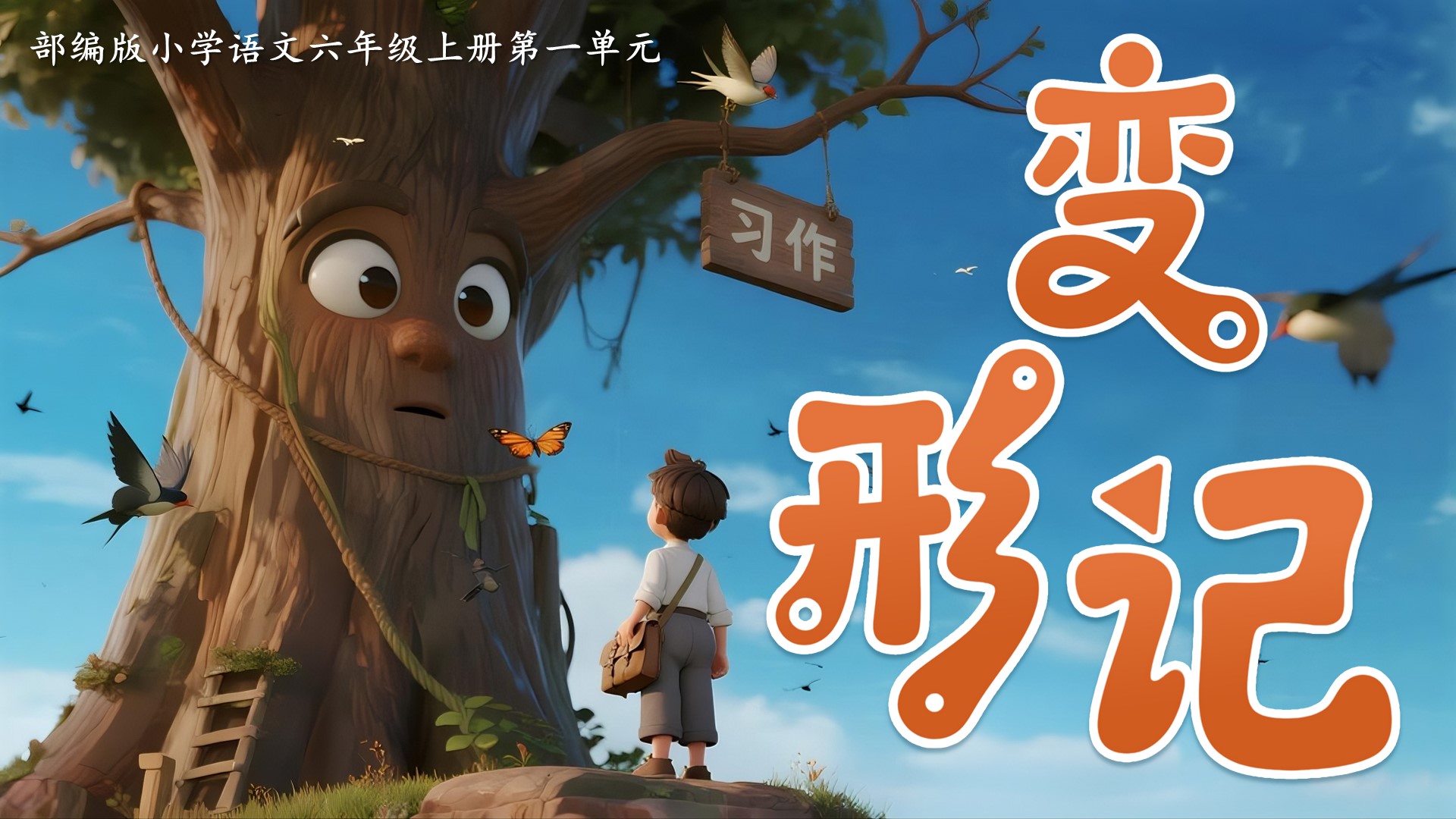六上第一单元习作《变形记》