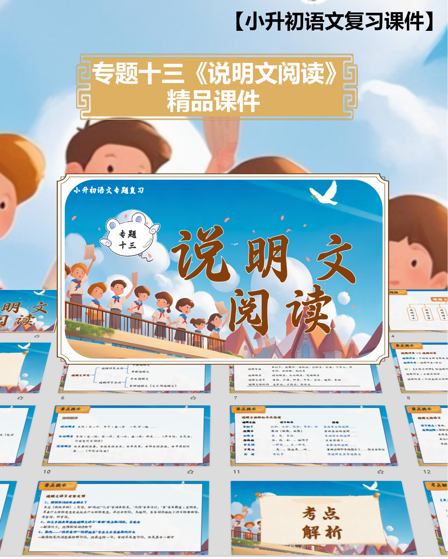 【2025年小升初复习专题】专题十三《说明文阅读》