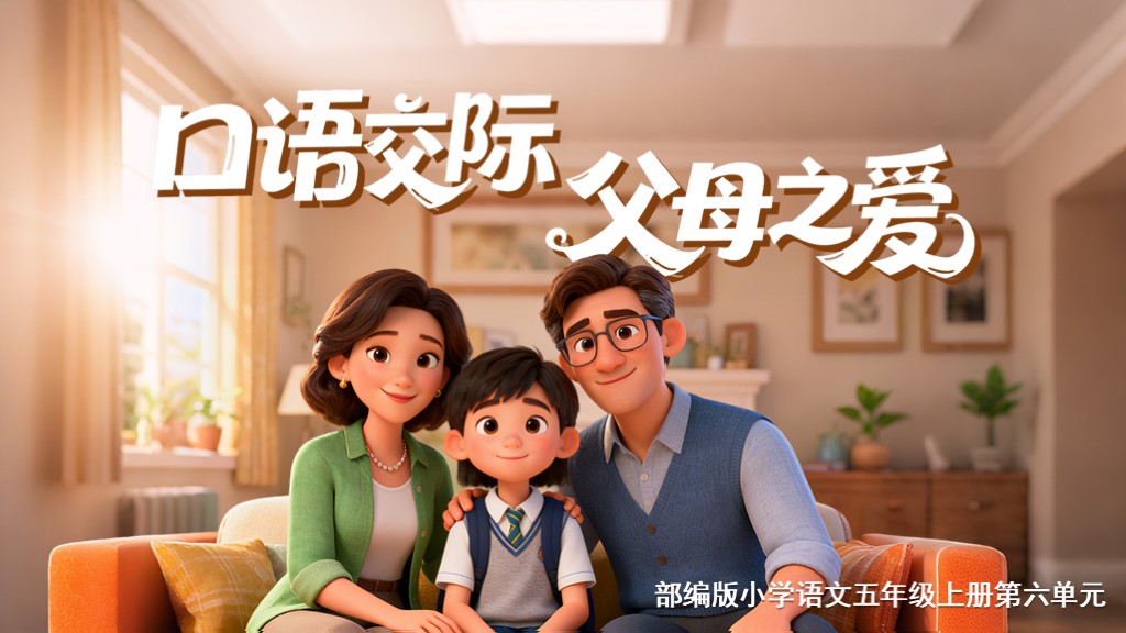 五上第六单元口语交际《父母之爱》