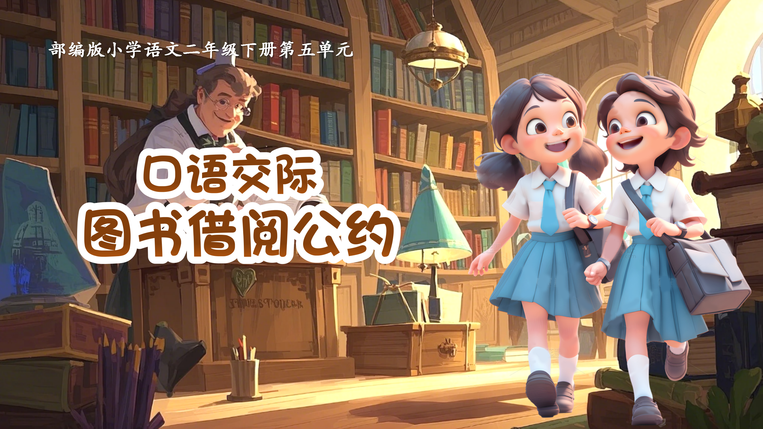 二下第五单元口语交际《图书借阅公约》