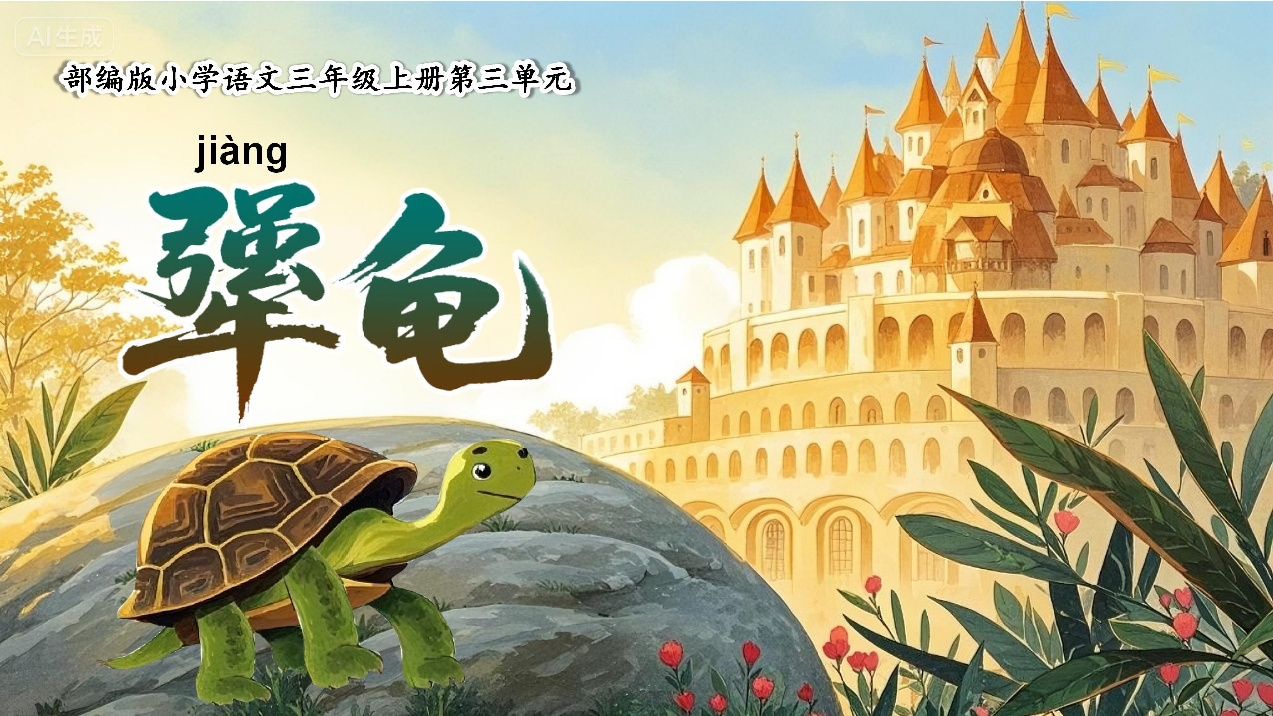 三上第三单元9《犟龟》