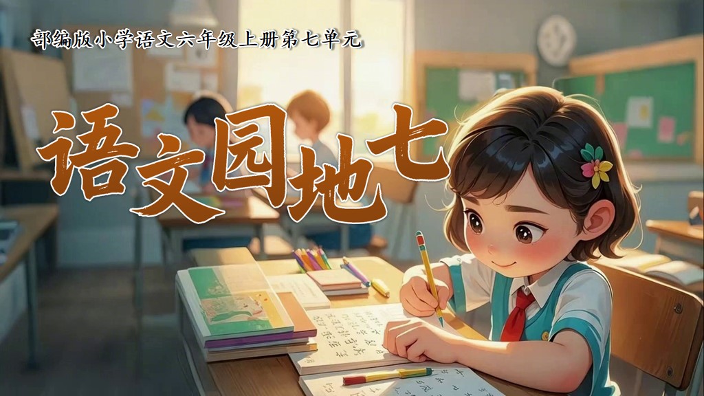 六上第七单元《语文园地》
