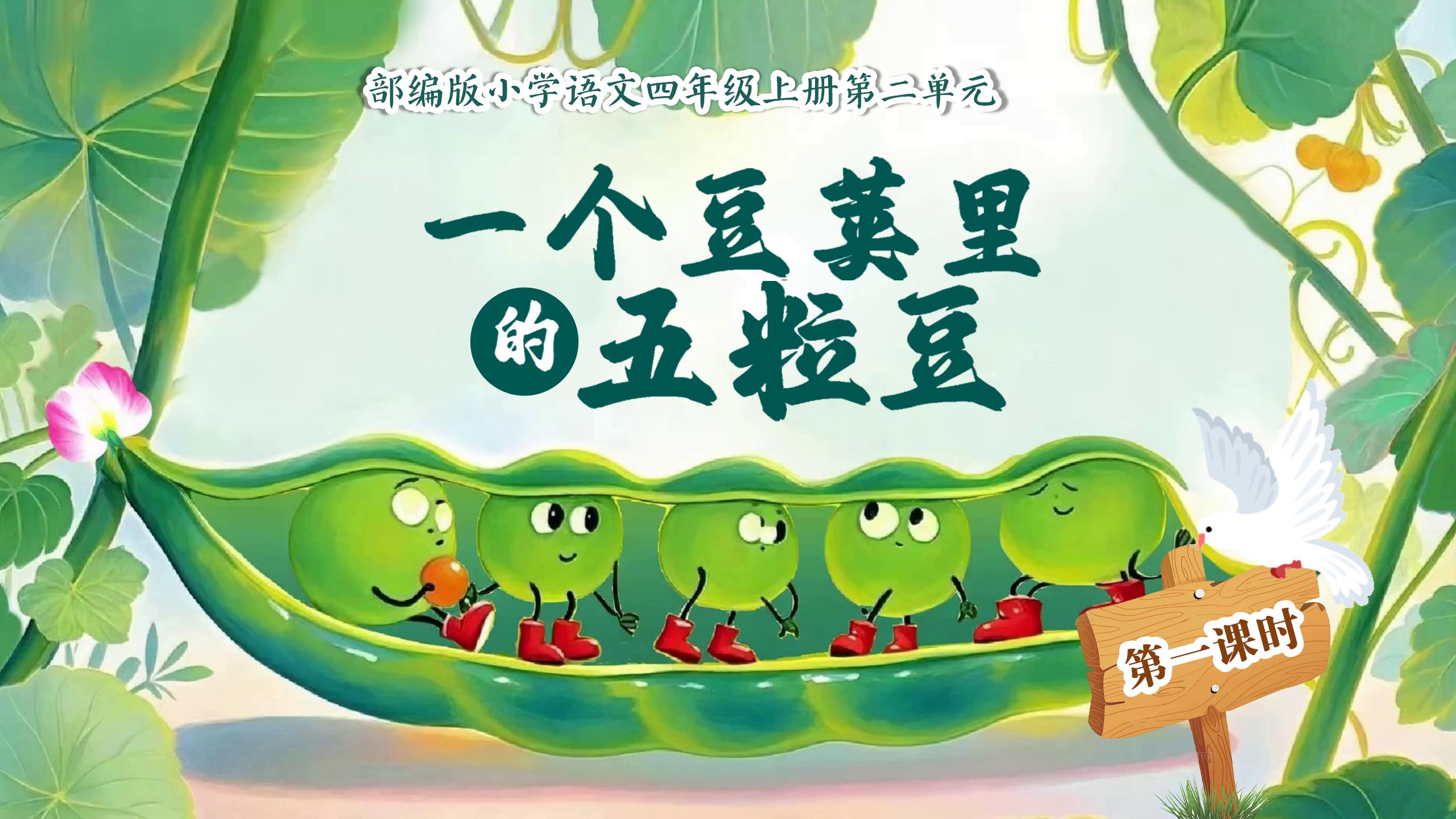 四上第二单元5《一个豆荚里的五粒豆》