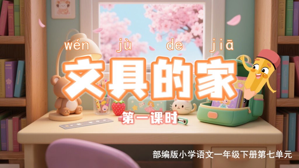 一下第七单元第十四课《文具的家》